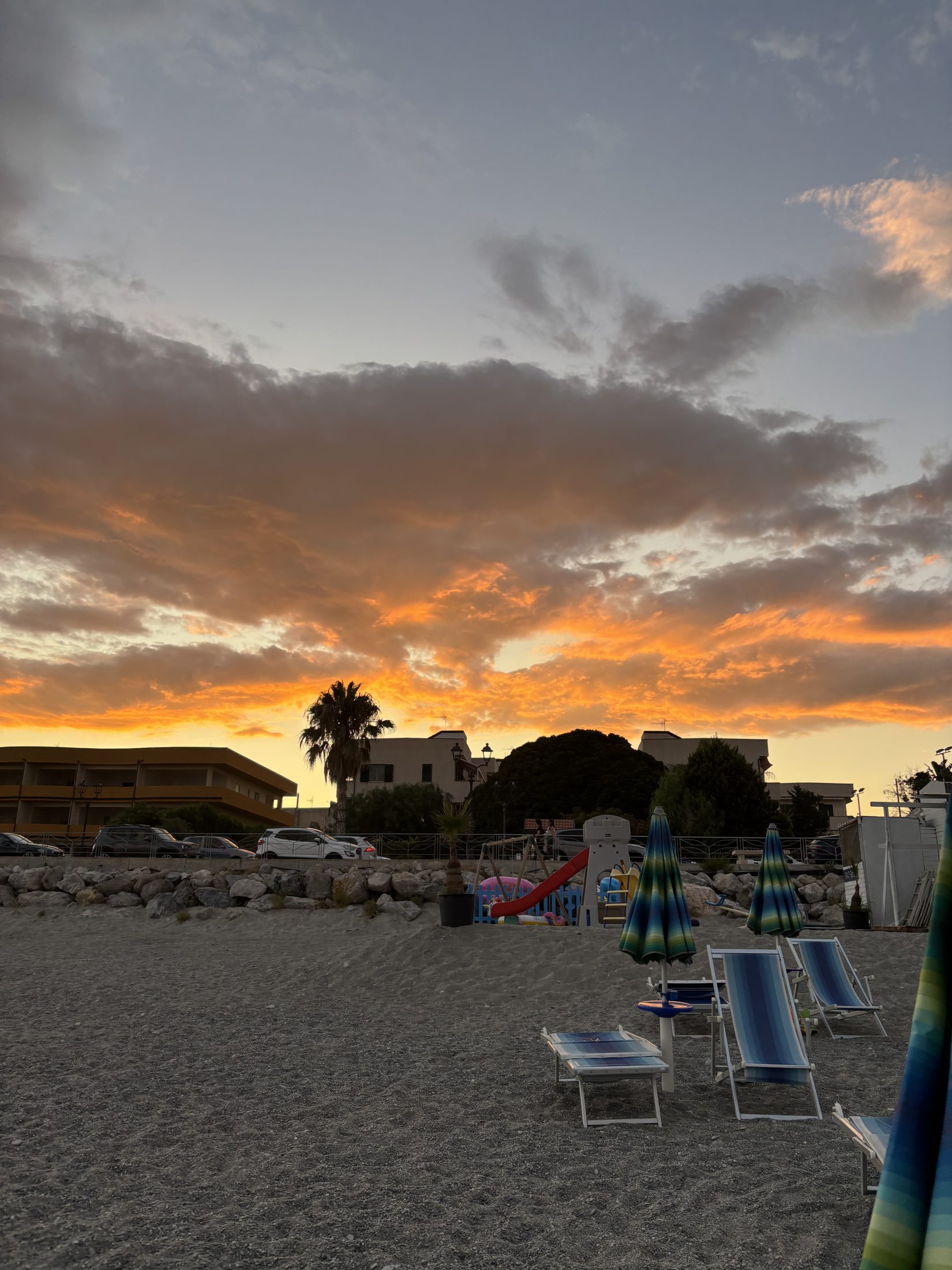 Tramonto in spiaggia